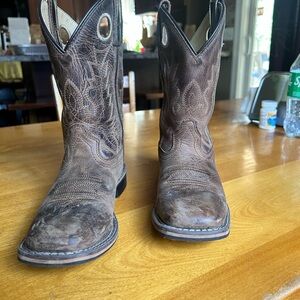 Kids Brown Cowboy Boots